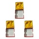 thumbnail image 3 of Injueey Caja de almacenamiento Joyas Rosa Retro Paquete de lujo Cajas Anillo Señora Collares Caja de ataúd Ornamento Viaje Yellw Primer imprimación amarilla 3piezas, 3 of 6