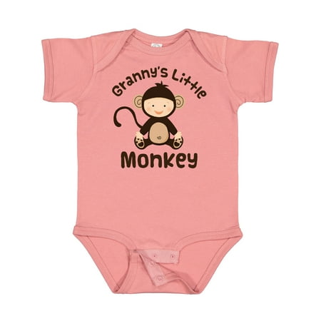 

Inktastic Granny s Little Monkey Gift Baby Boy or Baby Girl Bodysuit