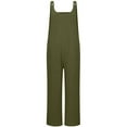 thumbnail image 2 of ladies Overalls Bib Multi-Pockets Bib-and-Brace Overalls Jumpsuit Pant Suspender trousers Strap Trouser romper women, 2 of 5
