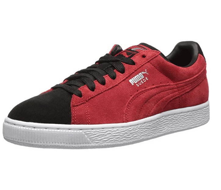 puma suede classic red sneakers