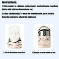 thumbnail image 2 of Agriculturi Waterproof Fleece-Lined Hood, Cold Weather Balaclava for Skiing & Snowboarding, Helmet-Compatible Face Mask with Adjustable Fit, Windproof Winter Hood, 2 of 7