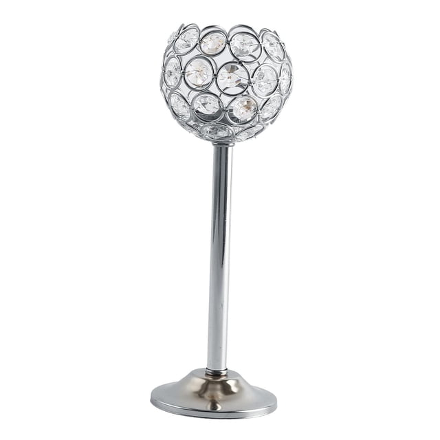 Candelero de cristal de té, centro de de candebro para cena 24cm Pta Sunnimix Candelero de mosaico