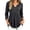 Dark Gray, variant on YuXingFu Cute Tops for Women V-Neck Pleated Ruffle Hem for Casual Khaki S