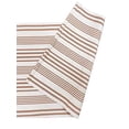 thumbnail image 4 of Fennco Styles Woven Ticking Striped Area Rug 24" W x 51" L - Coffee Cotton Blend Carpet Indoor Outdoor Floor Mat for Living Room, Entryway, Bedroom and Floor Décor, 4 of 5