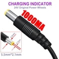 thumbnail image 4 of Cargador de 24 V 1000 mA para juguetes de coche para niños con pantalla LED, 4 of 6