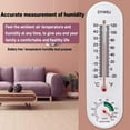 thumbnail image 3 of HELIAHOO Outdoor/Indoor Thermometer Hygrometer, Humidity Meter,Thermometer,Temperature and Humidity Meter with Celsius/Fahrenheit (℃/℉) for Patio Field Cellar Garden Humidors Greenhouse AZ83-21527, 3 of 9