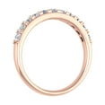 thumbnail image 3 of 1/2 Carat Natural White Diamond Wedding Band Ring in 14K Rose Gold - IGI Certified (Ring Size 4), 3 of 7