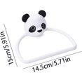 thumbnail image 2 of Anillos de toalla de dibujos animados, toallero de baño con ventosa, portaequipajes de plástico para niños, adecuado para cocina, hotel, con fuerte 14,5 cm, 2 of 4