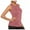 Pink, variant on Dyfzdhu Tank Tops for Women Sleeveless Racerback Dry Fit Workout Shirts Pleated Yoga Gym Activewear Athletic Tops Pink