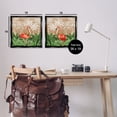 thumbnail image 4 of Stupell Industries Flamingoes in the Jungle Animals Painting Black Floater Framed Canvas Art Print Wall Art, 18 x 18, Set of 2, 4 of 10