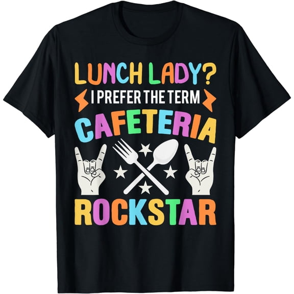 Lunch Lady Squad School Cafeteria Crew Worker Food Service T-Shirt