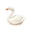 B, variant on mdesiwst Miniature Swan Figurine Mini White Swan Resin Statue Realistic Animal Ornament Dollhouse Fairy Garden Micro Landscape Decoration