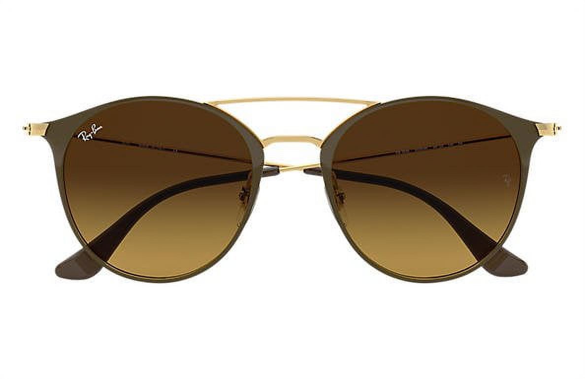 Ray-Ban RB3546 900985 49M Gold Top Brown/Brown Gradient Sunglasses For Men For Women - image 3 of 5