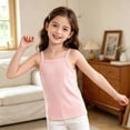 thumbnail image 4 of Fancifize 2 Pack Girls Ribbed Knit Tank Tops Cotton Scoop Neck Sleeveless Cami Undershirts for Kids, 4 of 6