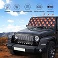 thumbnail image 6 of Bingfone American Football and Fire Flames Car Windshield Sun Shade Protector Keep Your Vehicle Cool Sun Shield Visor Cover Foldable-Medium, 6 of 9