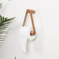thumbnail image 1 of Paper Towel Holder, Roll Holder Wall Mounted Wooden Paper Towel Holder Tapestry Wall Hanging Room Boho Decor For Bathroom Kitchen, 1 of 8