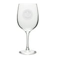 thumbnail image 1 of Irish Celtic Logo Deep Etched 19 oz Classic Red Wine Glass, 1 of 1