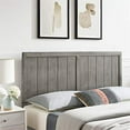 thumbnail image 2 of Modway Robbie Wood Full Headboard in Gray, 2 of 2