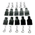 thumbnail image 1 of Metal RC Car Body Clips R Pins con 10 pestañas, Metal Body Shell Pin para 1:24 1:18 RC Crawler Repuestos Negro Yotijar Clips de cuerpo RC, 1 of 4