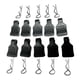 thumbnail image 1 of 10 clips para carrocería de coche RC con pasadores R y 10 pestañas para modelos SCX24 1/24 1/18 RC. Negro, 1 of 4