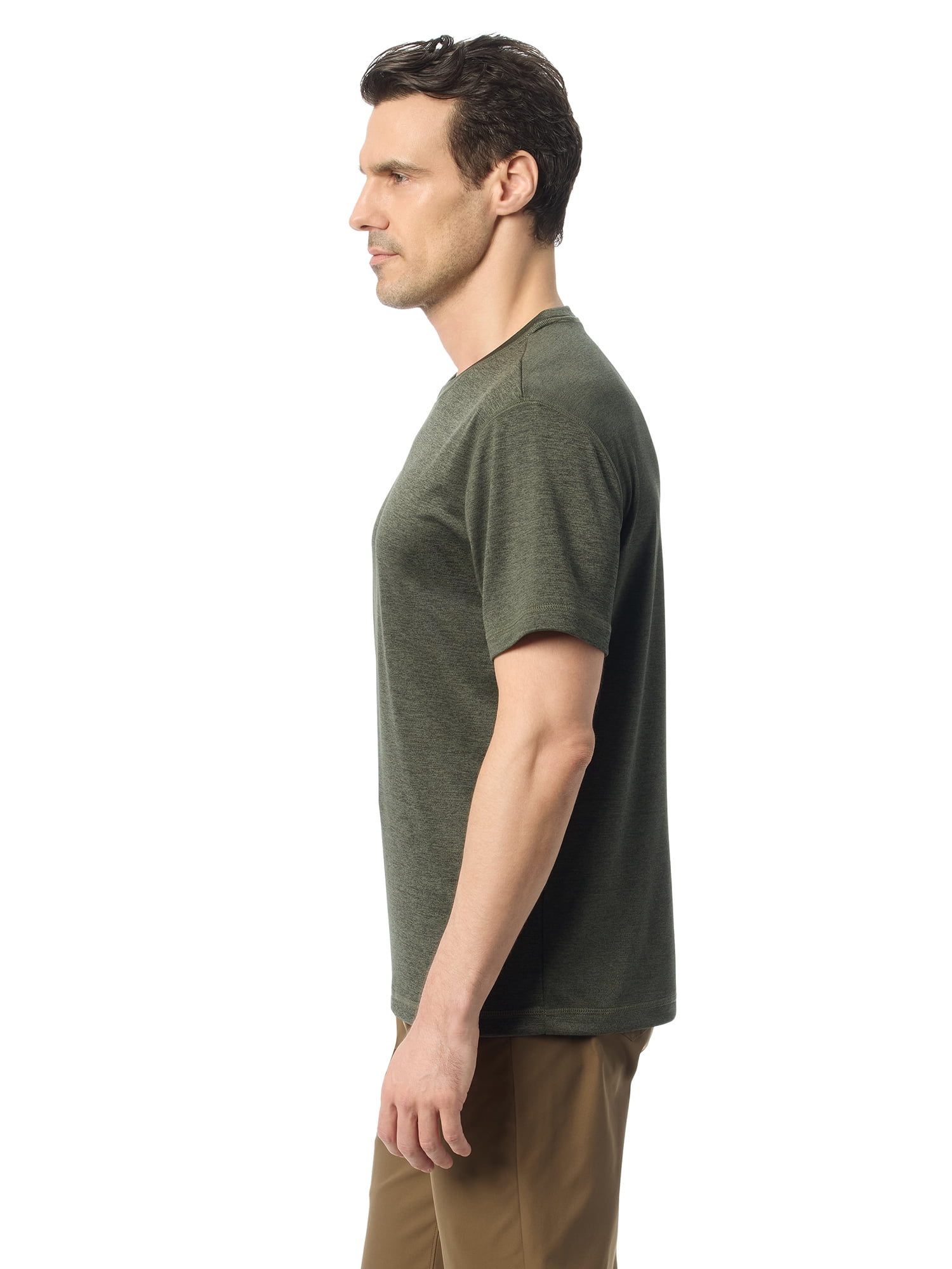 Bass & Co Men's & Big Men's Short Sleeve Hiker Tech Tee, Sizes S-XXXL