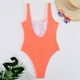 thumbnail image 4 of WILLBEST Trajes de Baño de Natación Para Mujer Trajes de Baño de Cintura Alta Para Mujer Traje de Baño Cruzado Con Lazo En La Espalda Traje de Baño Monokini Traje de Baño de 1 Pieza, 4 of 5
