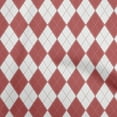thumbnail image 1 of oneOone Rayon Maroon Fabric Check Argyle Quilting Supplies Print Sewing Fabric By The Yard 56 Inch Wide, 1 of 5