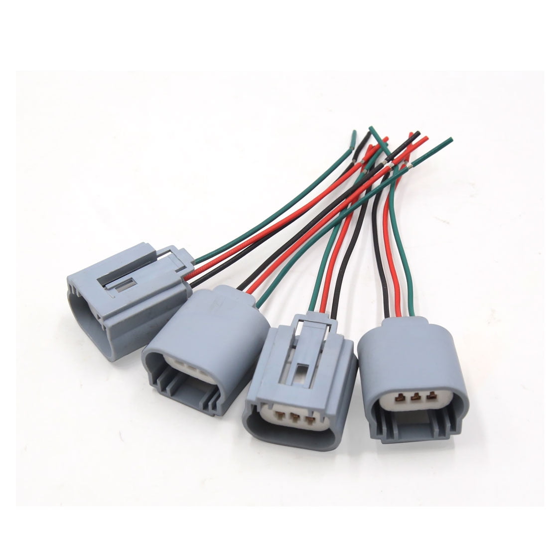 4Pcs H13 Light Lamp Bulb Extension Wire Harness Socket Connector