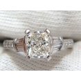 thumbnail image 5 of GIA certified 2.00ct. Cushion cut diamond ring G/VVS-2 platinum classic, 5 of 10