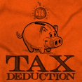 thumbnail image 2 of Cute Piggy Bank Tax Deduction Infant Toddler Graphic Tee For Boys or Girls Brisco Brands 5T, 2 of 5