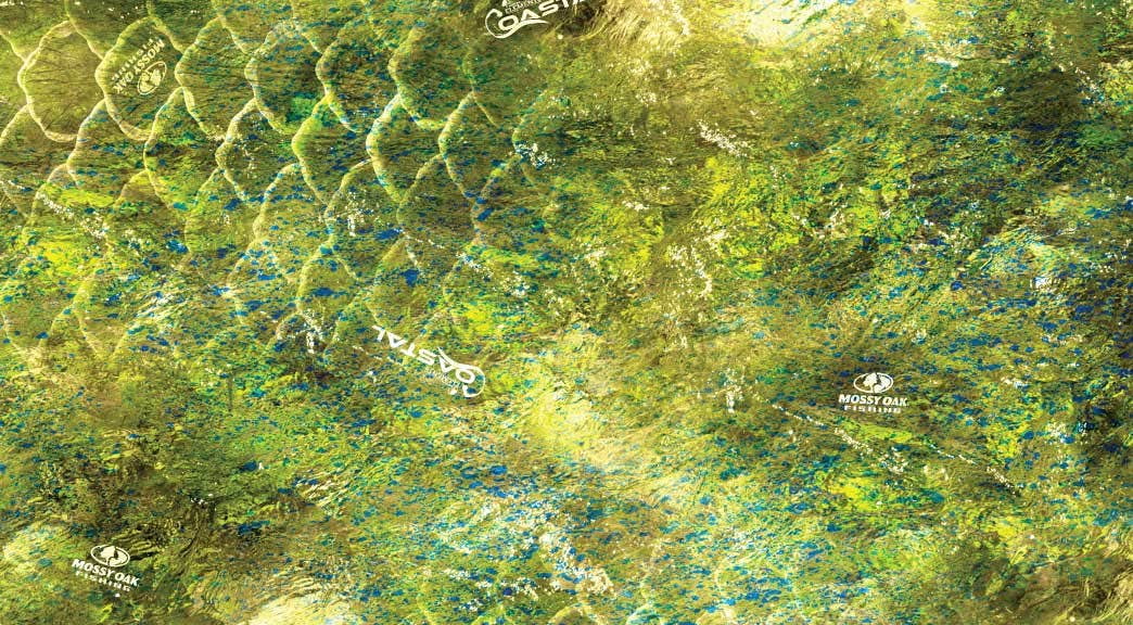 Mossy Oak Matte Camo Gear Skin Elements Coastal Mahi Mahi