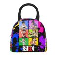 thumbnail image 3 of Fgteev Game Large Capacity Lunch Bag Portable Tote Bag Insulated Lunch Box Picnic Beach Work Bento Bag, 3 of 9