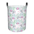 thumbnail image 6 of Lsque Rabbit Back View pattern Laundry Hamper Basket, Tall Woven Rope Hamper Basket for Clothes, Lightweight Storage Basket, Collapsible Waterproof-, 6 of 8