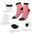 thumbnail image 5 of Pofeuu Chocolate with Flowing Cream Print 30cm Socks, Adult Running Hiking Socks for Youth and Adult, 5 of 7