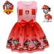 thumbnail image 5 of Paw Patrol-ropa infantil de Anime, vestido de niña canina de la Patrulla de dibujos animados, estampado Digital periférico, vestido con lazo para niña, fiesta y graduación, 5 of 5