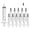 White-5ml, variant on Gufastore 50 Pack 1ml Plastic Syringe for Scientific Labs, Measuring Liquids, Feeding Pets, Oil or Glue Applicator