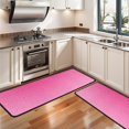 thumbnail image 3 of Kitchen Rugs Sets Of 2,Pink Gradient Leopard Print Anti Fatigue Kitchen Mat Rugs Non Slip Washable,Decorative Kitchen Floor Mats for Kitchen,Sink,Laundry,17"x47"+17"x47", 3 of 5