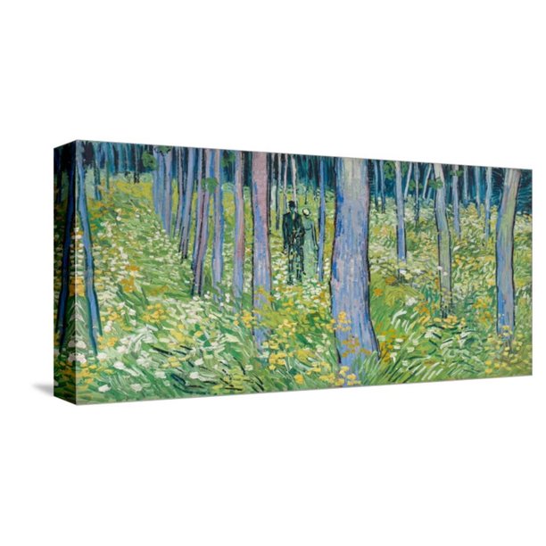 van gogh undergrowth with two figures