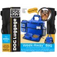 thumbnail image 4 of Mobile Dog Gear: Week Away Dog Travel Bag - Small, Black - 2 Food Storage Containers, 2 Collapsible Water Bowls & Placemat, Pet Travel Accessories, 4 of 8