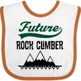 thumbnail image 3 of Inktastic Rock Climbing Future Climber Boys or Girls Baby Bib, 3 of 4