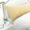 thumbnail image 2 of Body Pillow Case Soft Microfiber Long Bedding Body Pillow Covers Gold 20"x60", 2 of 7