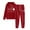Red, variant on Bmisegm Women's Letter Christmas Tree Printing Casual Sweater Pants Two Piece Set Women Christmas Clothing Christmas White S