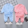 thumbnail image 5 of HCNTES Baby Boy Winter Clothes Toddler Boy Fall Clothes 2T 3T 4T 5T Outfits Winter Long Sleeve Knitted Cotton Tops Pants Sets Contrast Color, 5 of 5