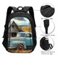 thumbnail image 3 of Disketp Vintage Truck Farm Scene Mochila de Viaje Estampada para Laptop con Puerto de Carga USB, Mochila Impermeable para Computadora – Regalo para Hombres y Mujeres, 3 of 7