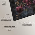 thumbnail image 4 of Vintage Dark Roses Framed High-Gloss Acrylic Glass Wall Art Gothic Art Prints by Art Remedy, Black Frame, 20 x 24, 4 of 7