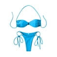 thumbnail image 4 of Stamzod 2026 Women's Bikini Swimsuits O Ring Cutout Triangle Bikini Sets Two-Piece Cheeky Bathing Suits Swimwear Sky Blue-4 L, 4 of 7