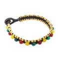 thumbnail image 3 of Bohemian Multicolor Rainbow Stones Beaded Stackable Strand Bracelet, 3 of 3