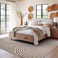 thumbnail image 6 of VUNATE 6'x9' Area Rugs for Living Room Jacquard Textured Modern Rugs Soft Geometric Rug for Bedroom Mid Century Washable Rug Non-Slip Bohemian Carpet Perfect for Dining Room Office Khaki, 6 of 7