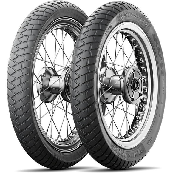 Llantas De Moto Michelin Anakee Street 3.00-17 50p + 2.75-17 47p Doble Propósito Uso Con Cámara