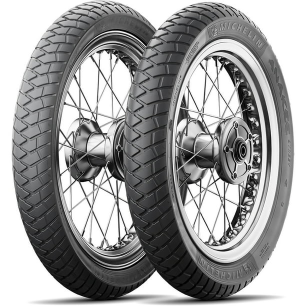 Llantas De Moto Michelin Anakee Street 100/90-18 56p + 80/100-18 47p Doble Propósito Uso Sin Cámara